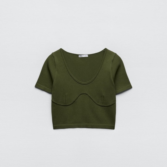 Zara seamless top💟 - Picture 3 of 5